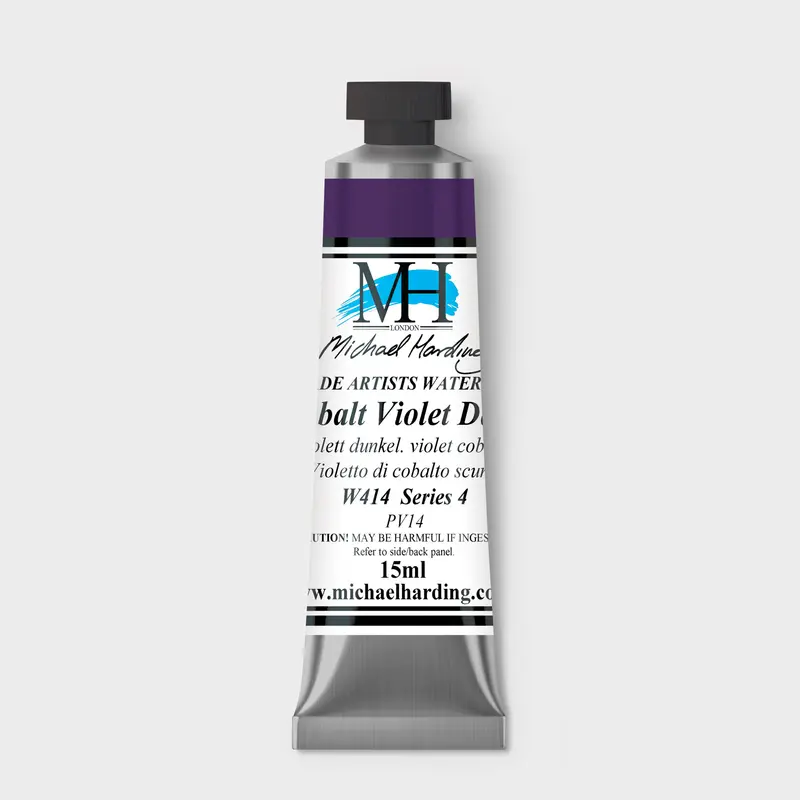 Michael Harding Artist Watercolour 15ml W414 Cobalt Violet Dark S4