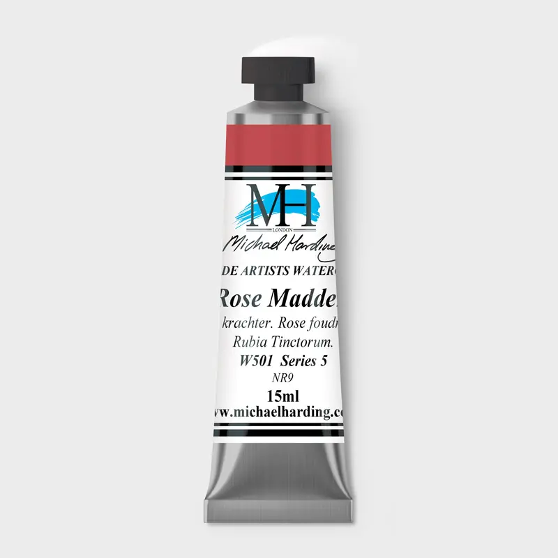 Michael Harding Artist Watercolour 15ml W501 Rose Madder S5