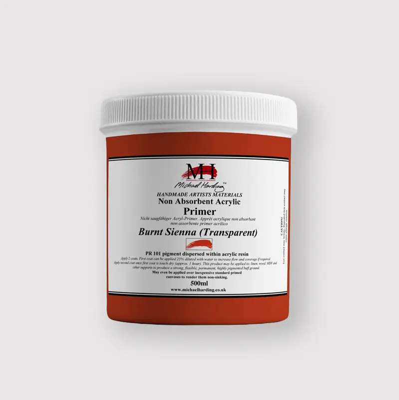 Michael Harding NAA Primer Burnt Sienna Transparent 500ml