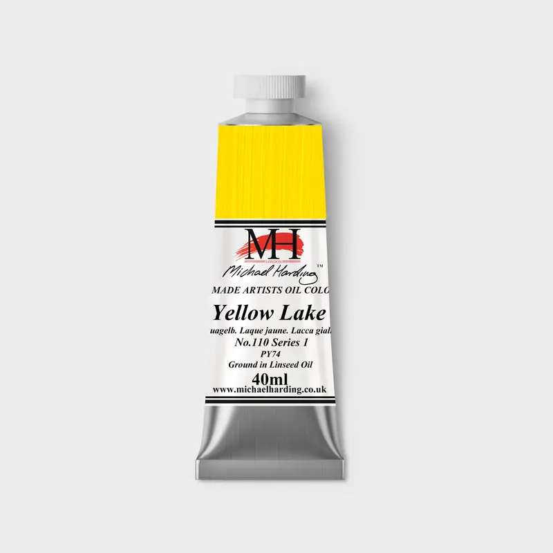 Michael Harding Oil paint 40ml 110 Yellow Lake S1