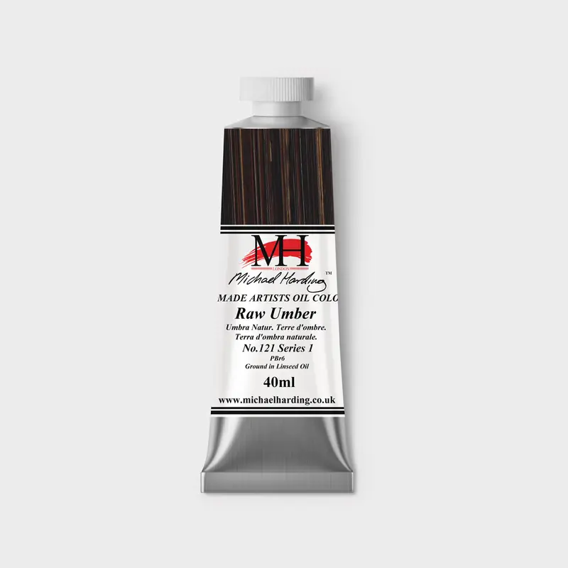 Michael Harding Oil paint 40ml 121 Raw Umber S1