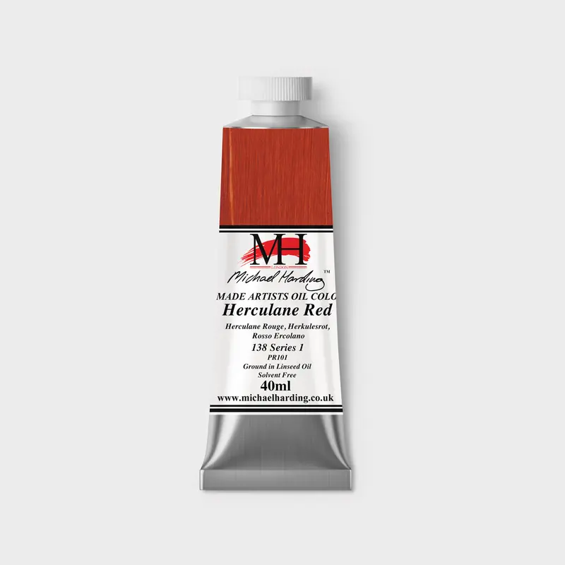 Michael Harding Oil paint 40ml 138 Herculane Red S1