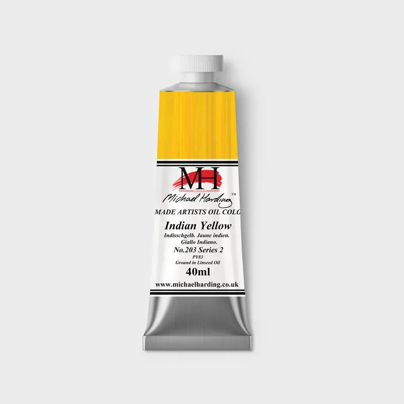 Michael Harding Oil paint 40ml 203 Indian Yellow S2