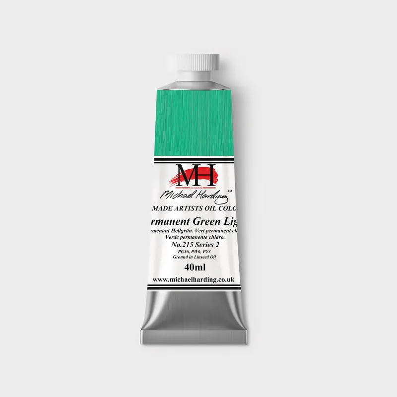 Michael Harding Oil paint 40ml 215 Permanent Green Light S2