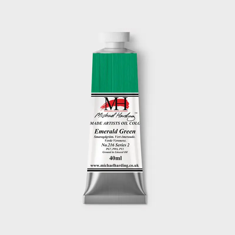 Michael Harding Oil paint 40ml 216 Emerald Green S2