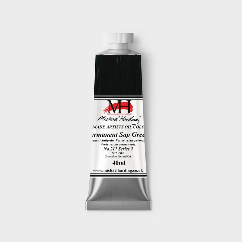 Michael Harding Oil paint 40ml 217 Permanent Sap Green S2