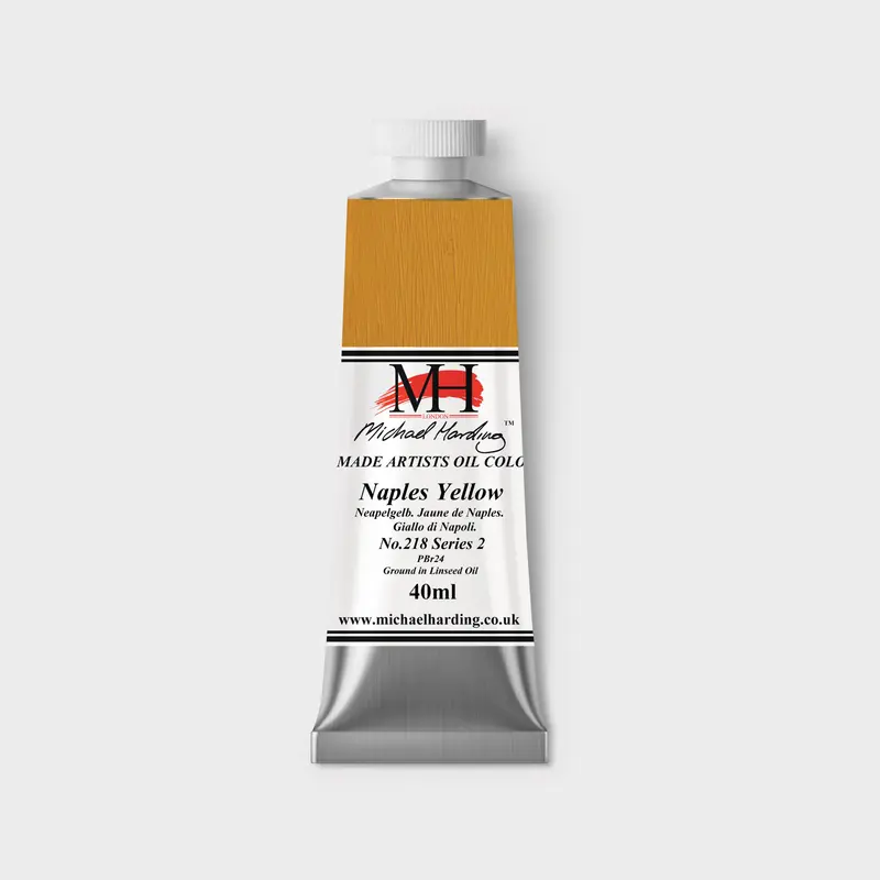 Michael Harding Oil paint 40ml 218 Naples Yellow S2