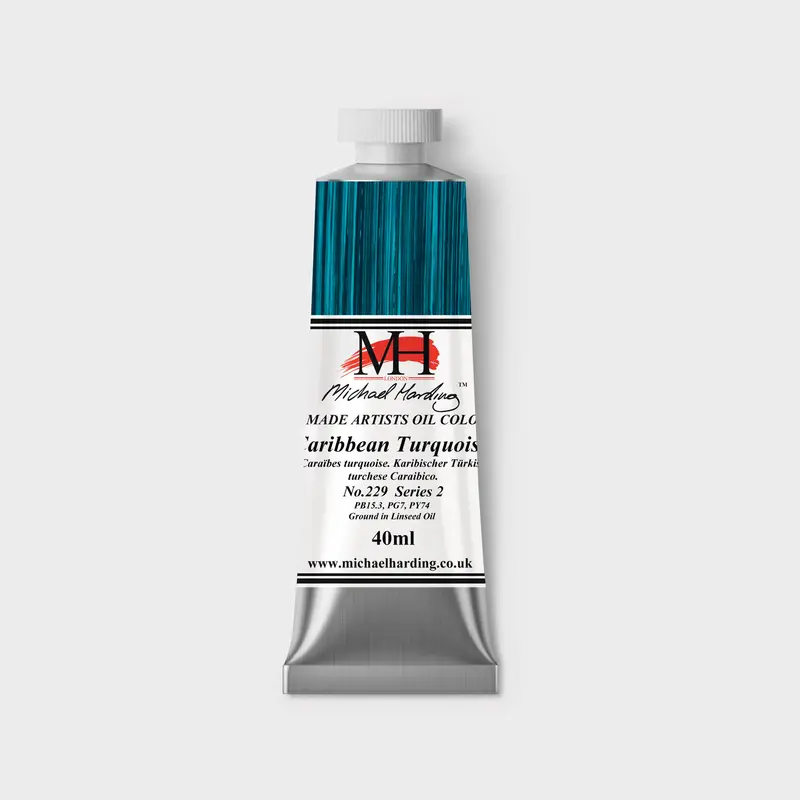 Michael Harding Oil paint 40ml 229 Caribbean Turquoise S2