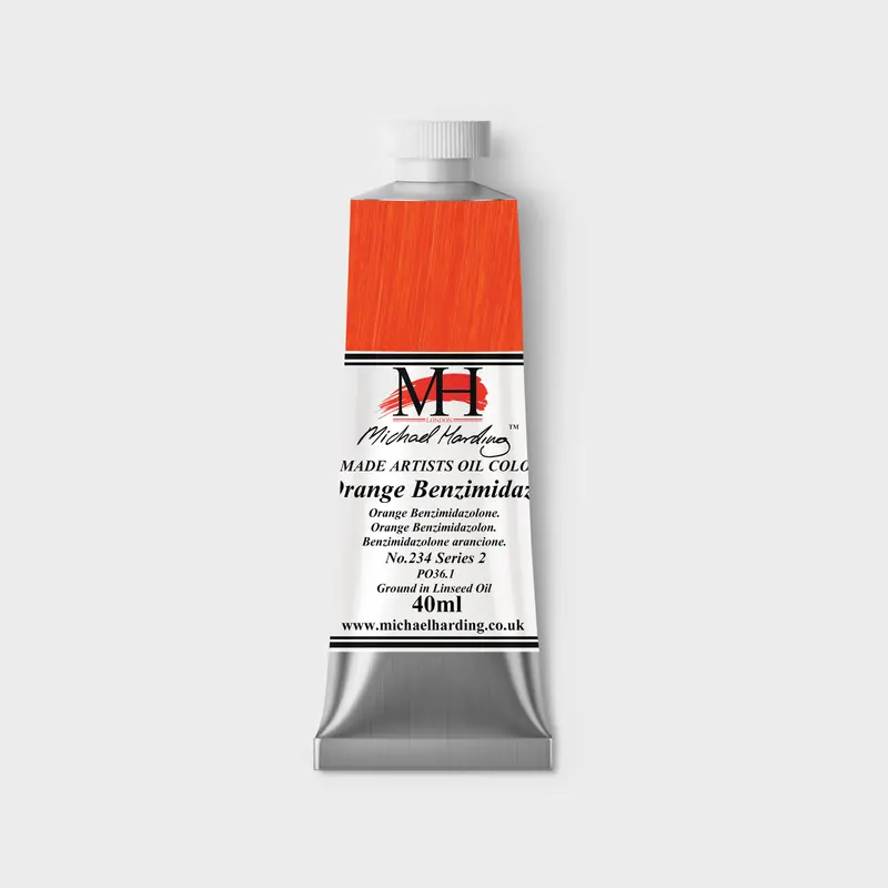 Michael Harding Oil paint 40ml 234 Orange Benzimidazolone S2