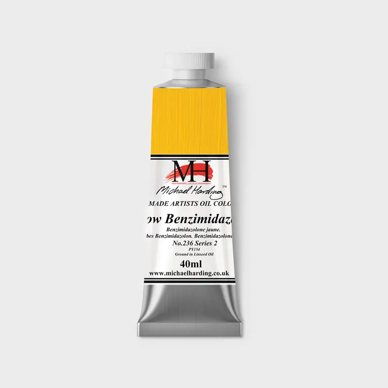 Michael Harding Oil paint 40ml 236 Yellow Benzimidazolone S2