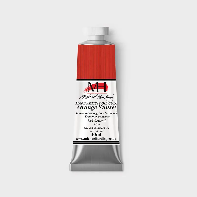 Michael Harding Oil paint 40ml 245 Orange Sunset S2