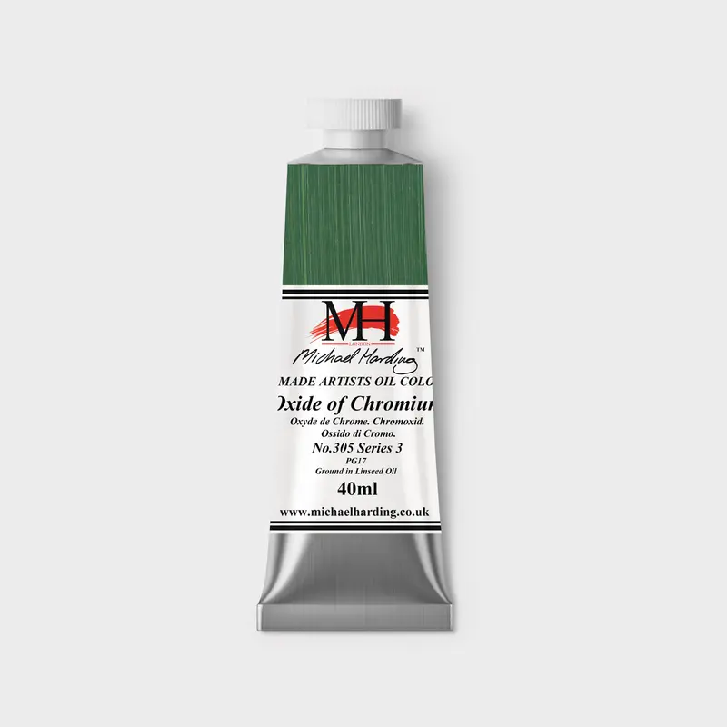 Michael Harding Oil paint 40ml 305 Oxide of Chronium S3
