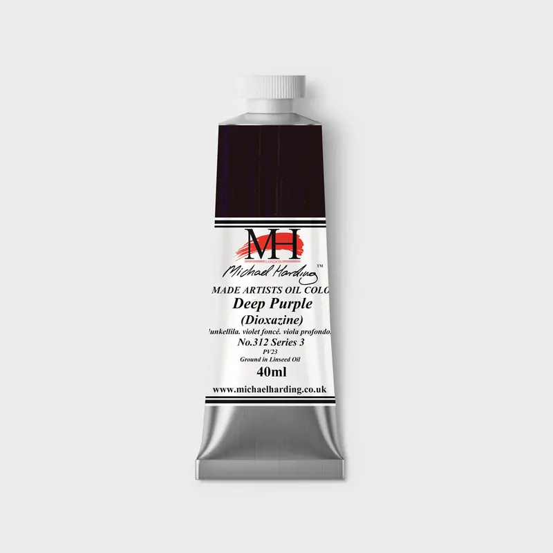 Michael Harding Oil paint 40ml 312 Deep Purple (Dioxazine) S3