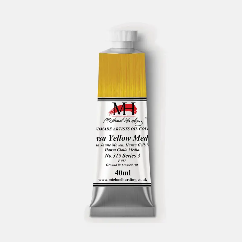 Michael Harding Oil Paint 40ml 315 Hansa Yellow Medium
