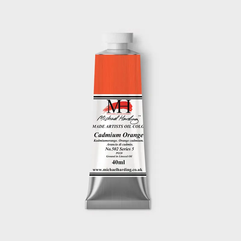 Michael Harding Oil paint 40ml 502 Cadmium Orange S5