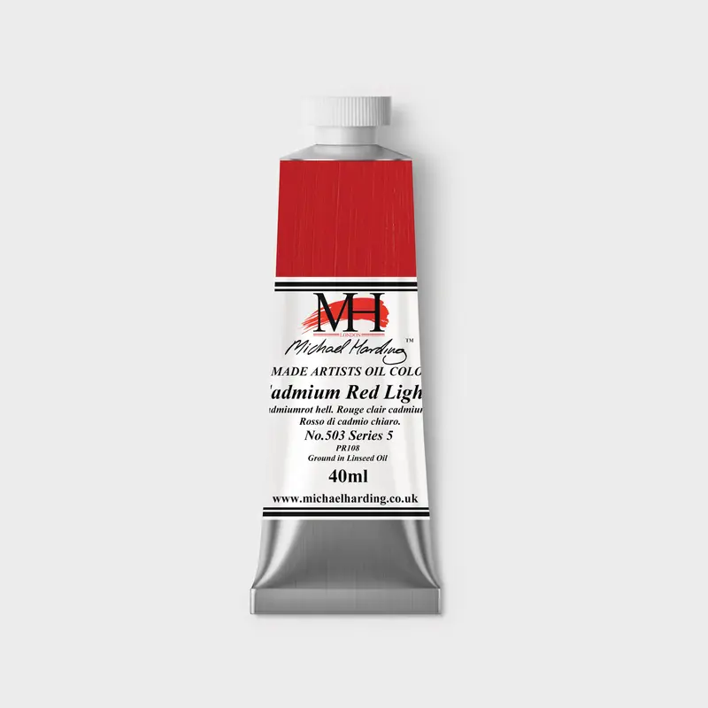 Michael Harding Oil paint 40ml 503 Cadmium Red Light S5