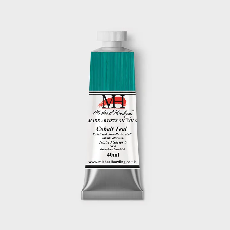 Michael Harding Oil paint 40ml 513 Cobalt Teal S5