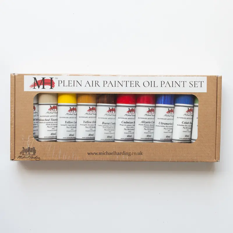 Michael Harding Oil paint 40ml Set 10 Plein Air 'Painter Set'