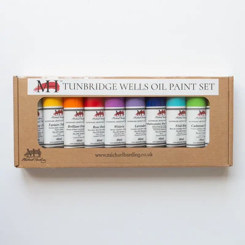 Michael Harding Oil paint 40ml Set 10 Tunbridge Wells Oil Set