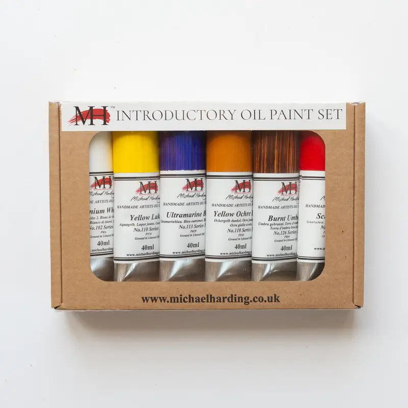 Michael Harding Oil paint 40ml Set 6 Introductory