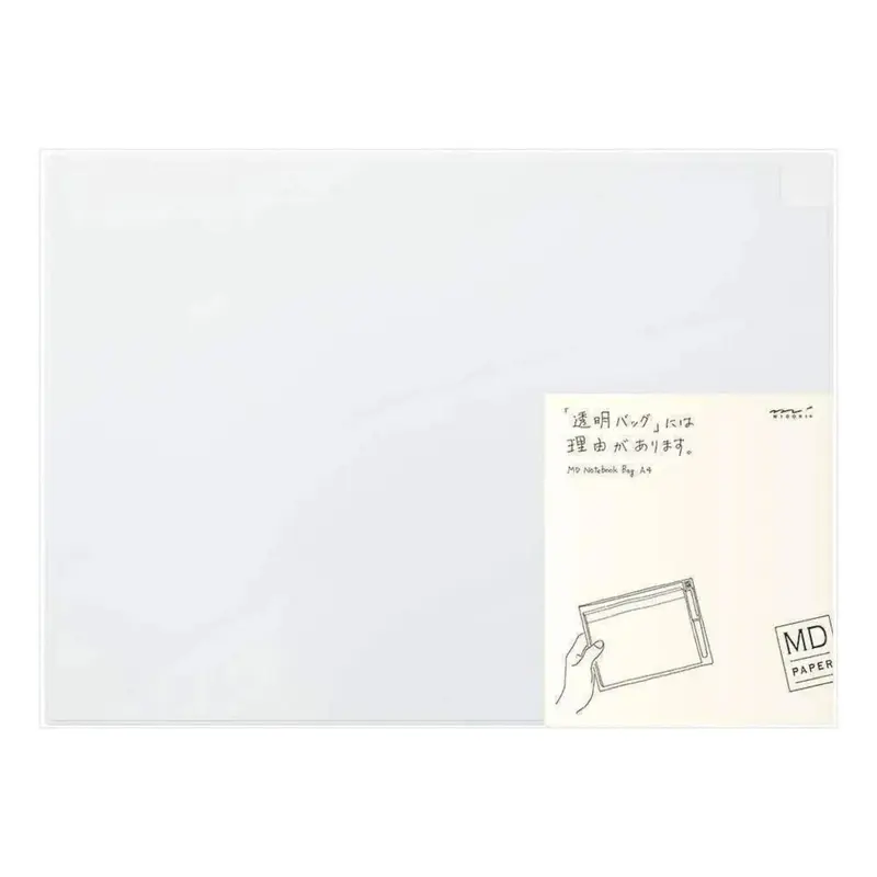 Midori MD Notebook Bag Clear - A4