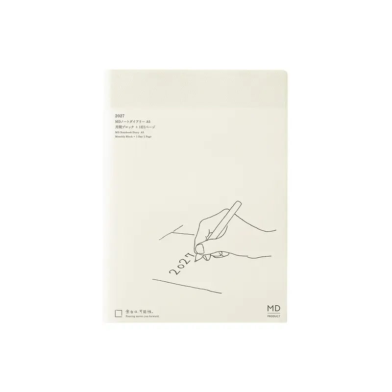 Midori MD Notebook Diary A5 1 day 1 page 2027