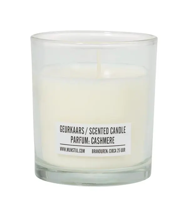 Mijn Stijl - Geurkaars glas parfum Cashmere
