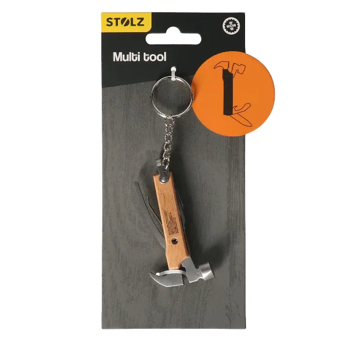 Mini houten hamer multitool