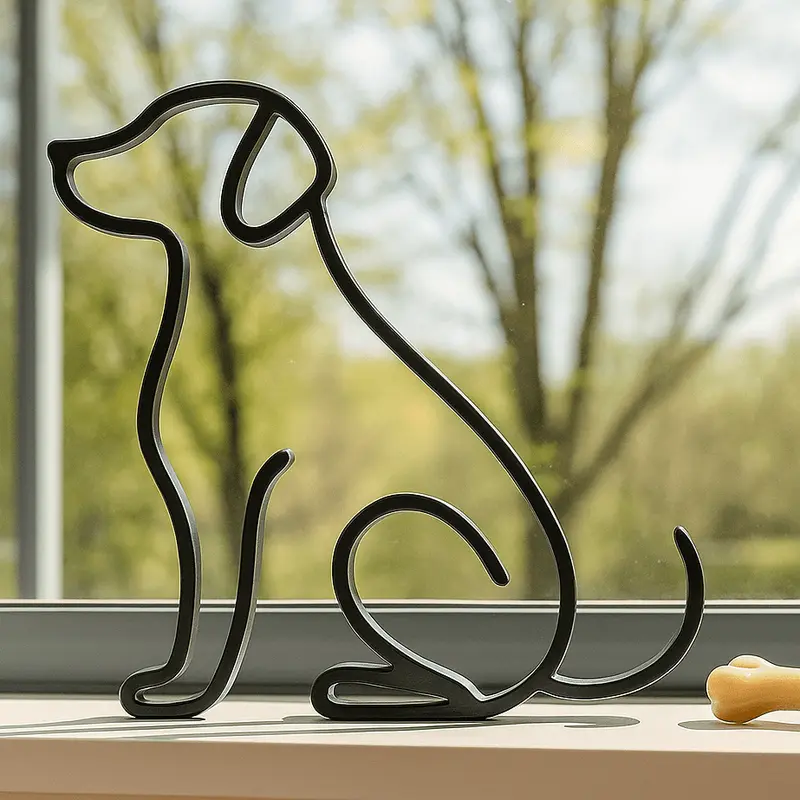 Minimalistisch Labrador Beeldje