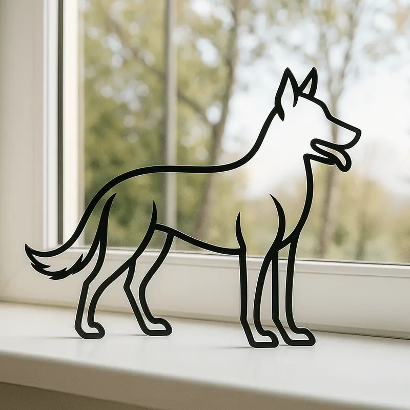 Minimalistisch Mechelse & Duitse Herder Beeldje