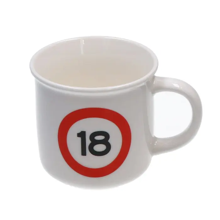 Mok 18 jaar wit