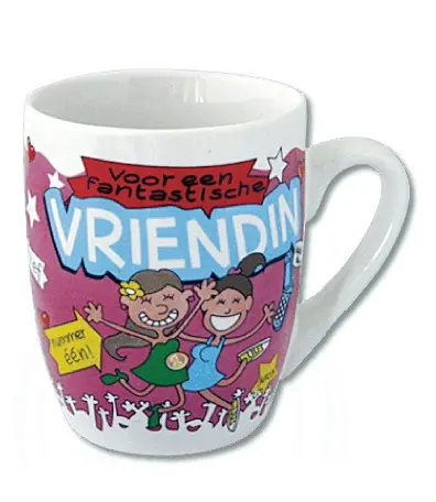 Mok Cartoon Vriendin