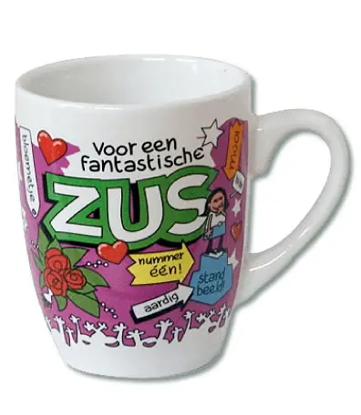 Mok Cartoon Zus