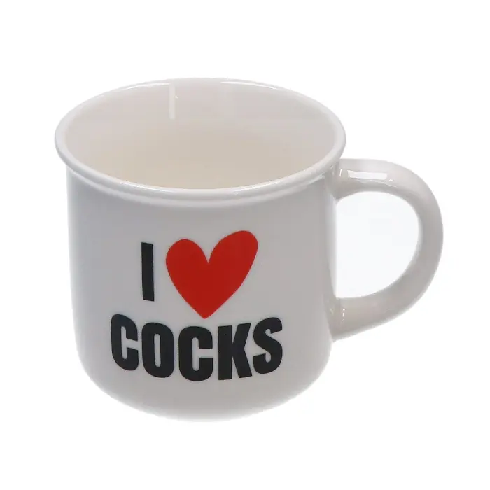 Mok I Love Cocks wit