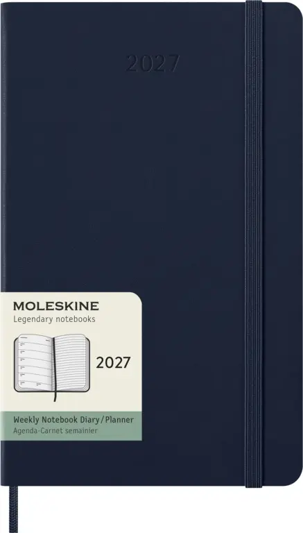 Moleskine 2027 Diary Hardcover Large Week + Notes
