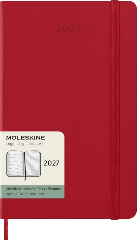 Moleskine 2027 Diary Softcover Large Week + Notes