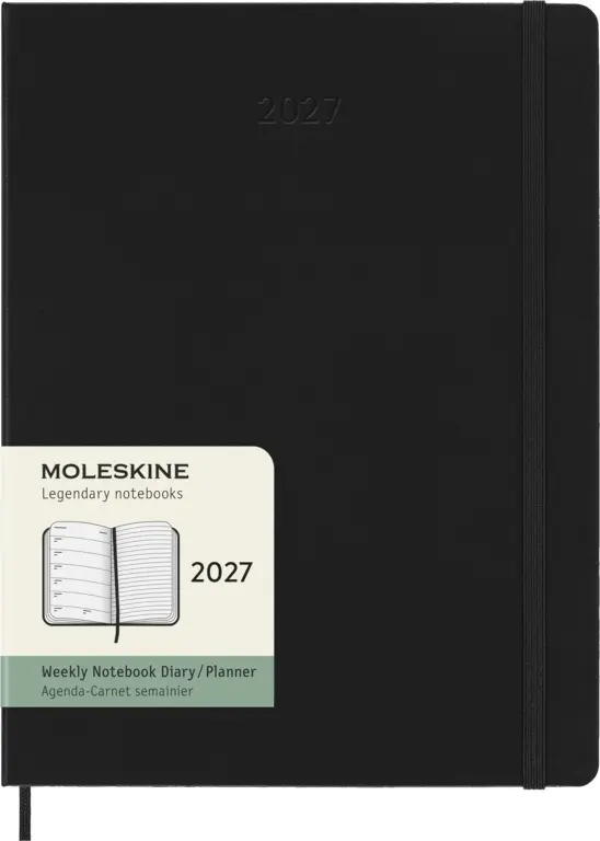 Moleskine 2027 Diary Softcover X-Large Weekly + Notes