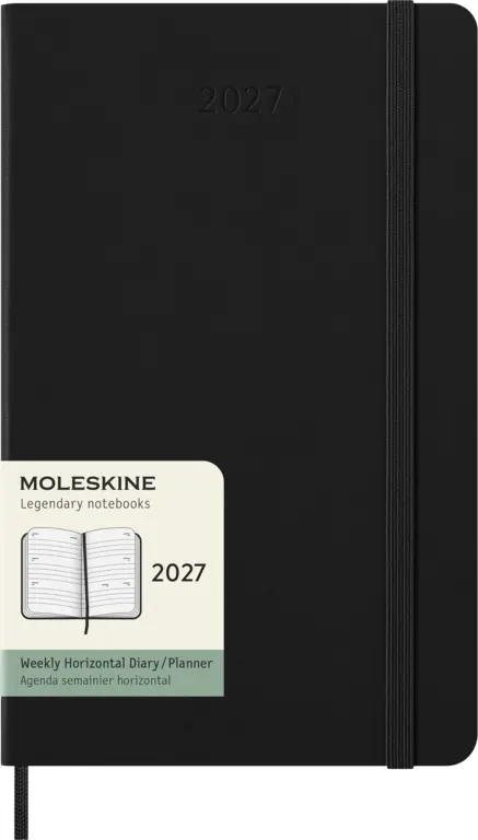 Moleskine Diary 2027 Hardcover Large Week Black