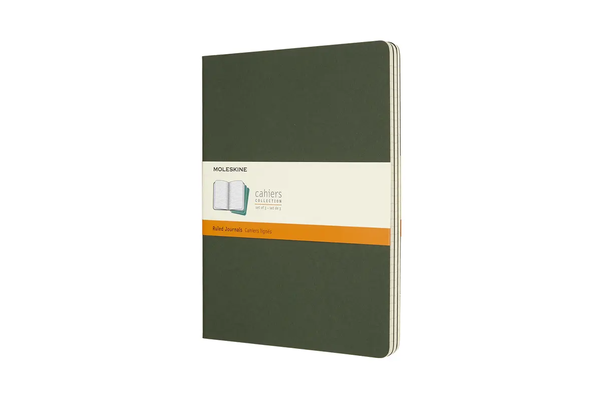 Moleskine notebook cahier x-large line