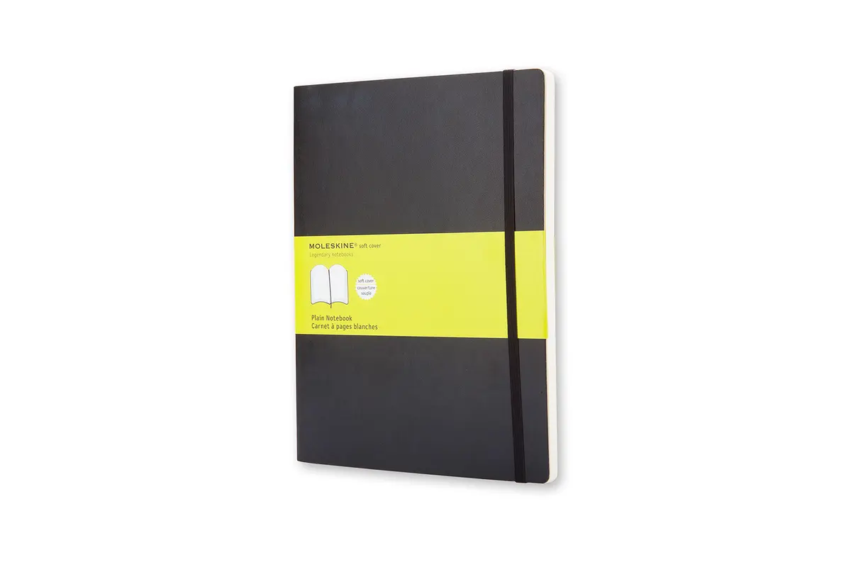 Moleskine Notebook Softcover X-Large Plain Black