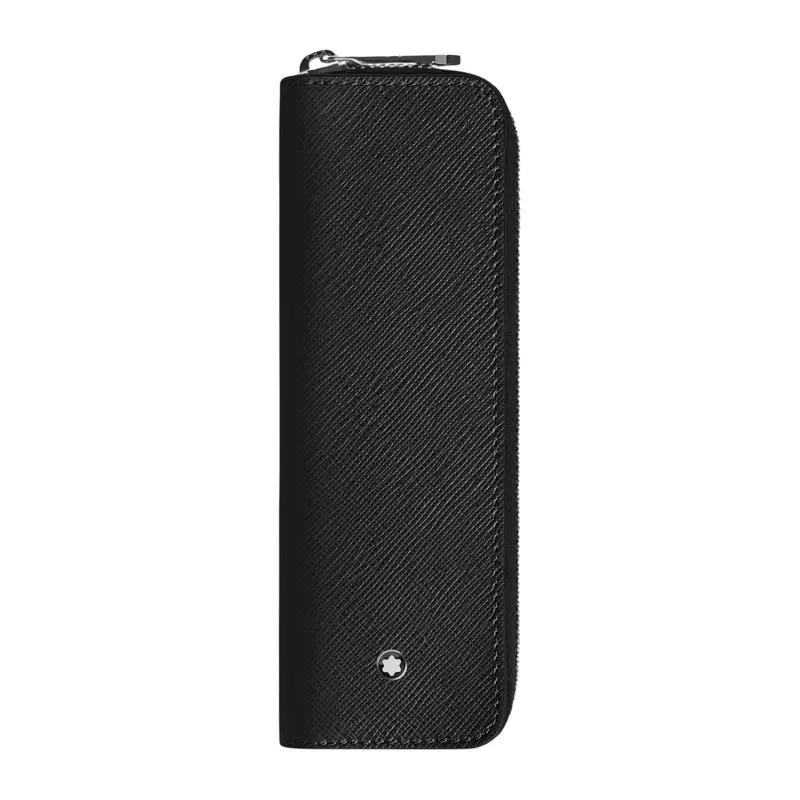 Montblanc 1-delig Sartorial etui zwart met rits (penpunt-vorm)