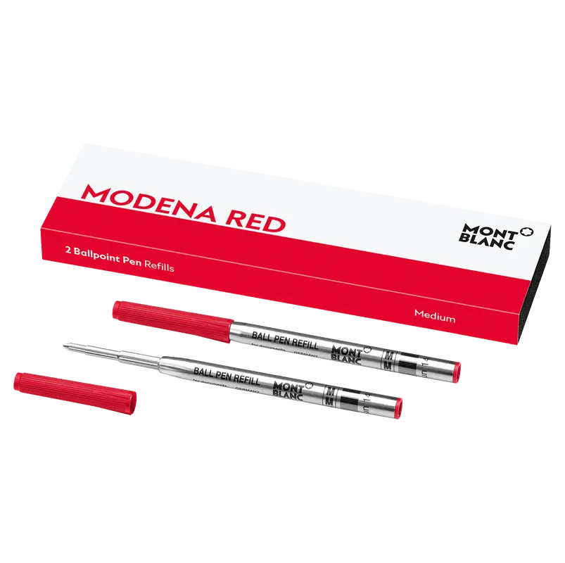 Montblanc Ballpoint Refill Modena Red 2 pieces