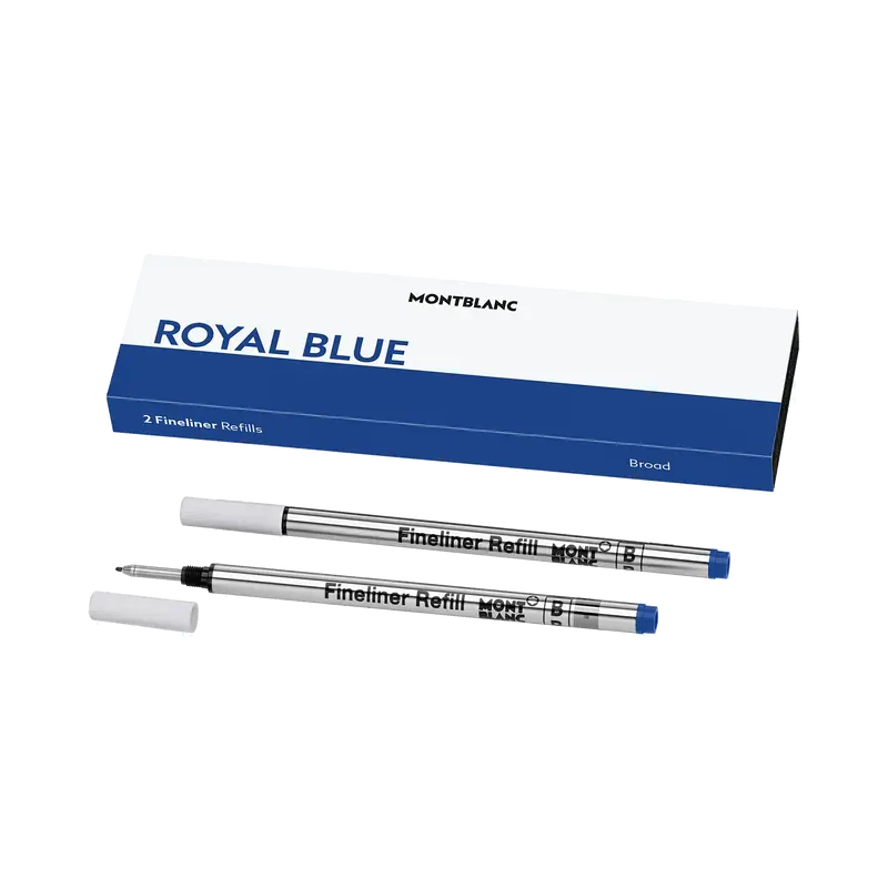 Montblanc Fineliner Refill Royal Blue 2 pieces