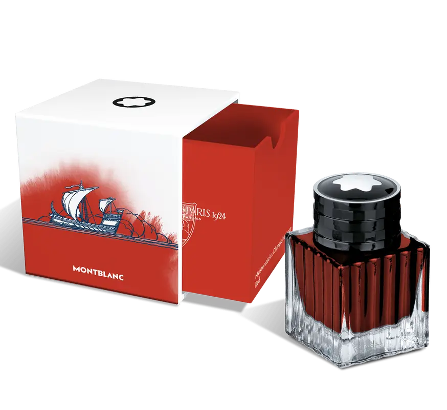 Montblanc ink bottle Olympic Heritage Paris 1924 Red 50ml