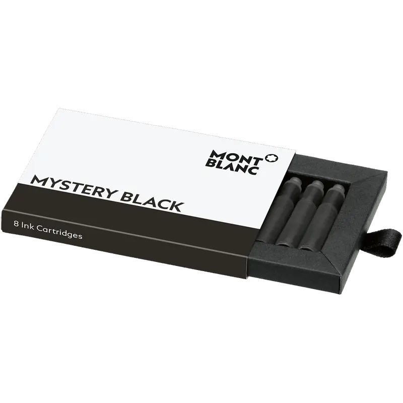 Montblanc ink cartridges Mystery Black 8 pieces per pack
