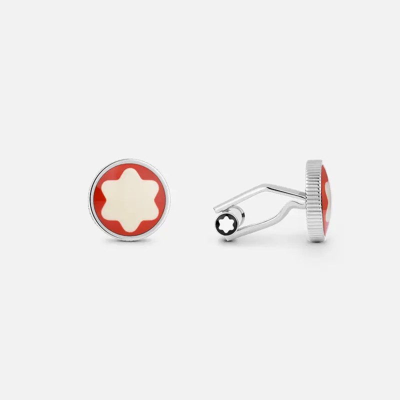 Montblanc Manchetknopen Cufflinks Heritage Rouge et Noir