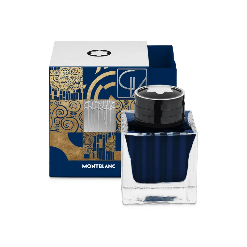 Montblanc Masters of Art Gustav Klimt blauw inktpot
