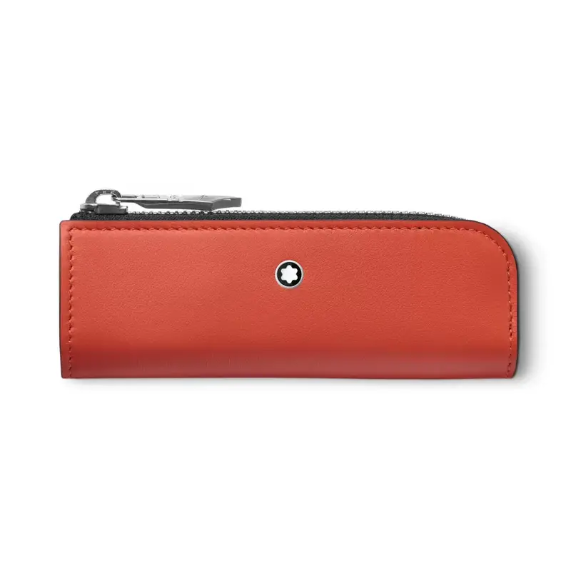 Montblanc Meisterstück Heritage Rouge et Noir Baby Orange etui met Rits (1 pen)