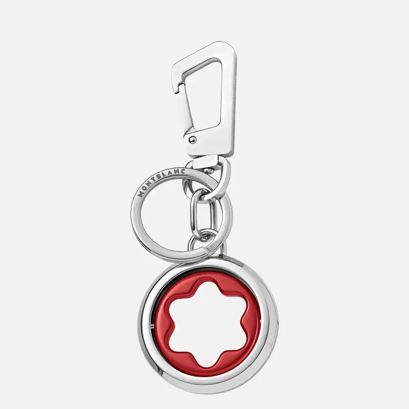 Montblanc Meisterstück Spinning Emblem sleutelhanger, rood