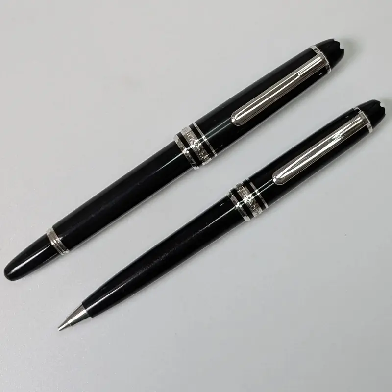 Montblanc Mozart SET platinum trim fountain pen and mechanical pencil